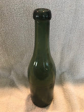 Antique Dark Green Beverage Bottle  #836