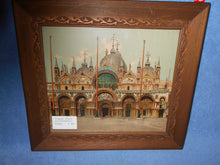 Vintage "Russian Palace" Hand Etched & Colored - Framed (547)