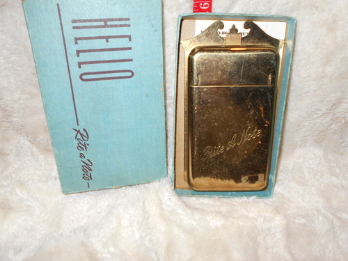 Vintage  Wasley's Hello Brass Rite-A-Note (17)