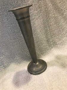 Vintage Pewter Vase  #1016