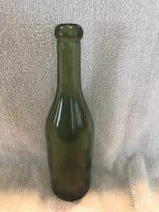 Antique Dark Green Beverage Bottle  #839