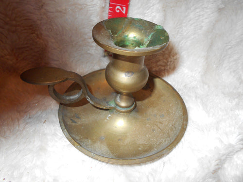 Vintage Brass Finger-held Candleholder (15)