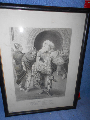 Vintage Shakespeare Etched Picture 