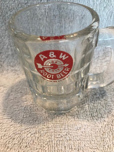 Antique/Vintage Small A & W Glass Mug #607