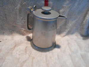 Vintage Heavy Pewter Coffee Pot (645)