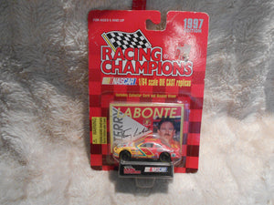 NASCAR: LaBonte 1/64 Scale Car & Card (1) 1997 (#32)