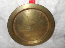 Vintage Heavy Brass Circular Tray 5" (600)