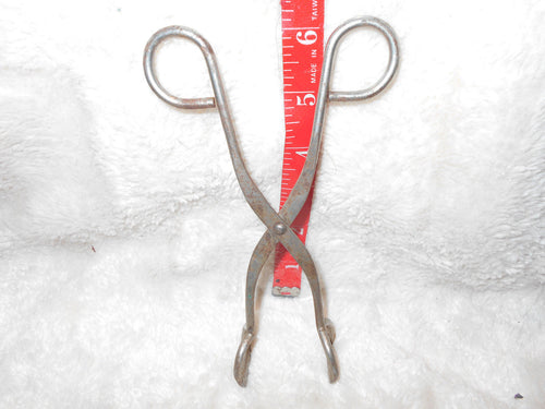 Vintage Heavy Metal Kitchen Tongs (636)