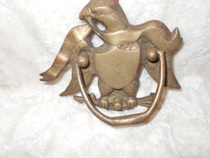 Vintage Heavy Brass Eagle Door Knocker (15)