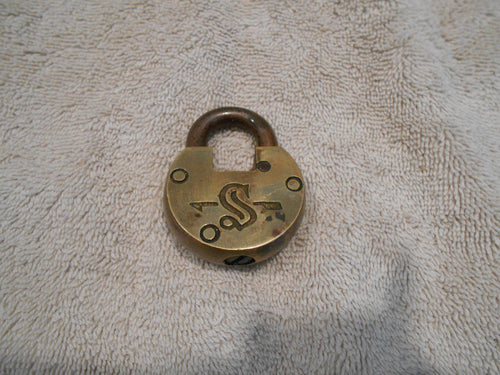 Antique/vintage Brass Lock (55)