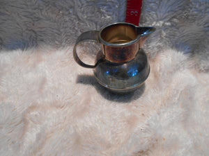 Vintage Silver/Silverplate Cream & Sugar Set EPNS #7