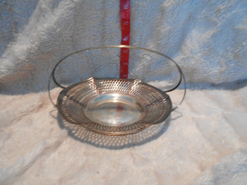 Vintage Silver/Silverplate Handled Tray (54)