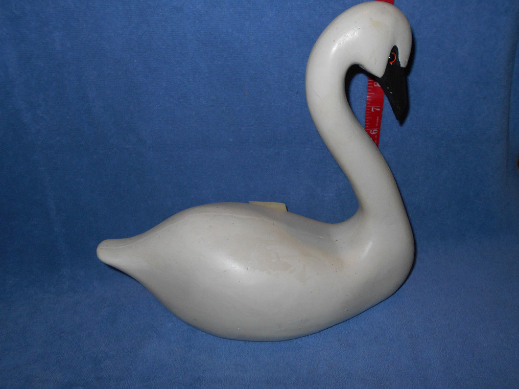 Vintage Hand Carved, Painted Swan (#1)