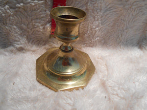 Vintage  Brass Candleholder 2 3/4" (19)