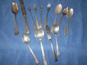 Vintage Silver/Silverplate Silverware Odd Lot (613)