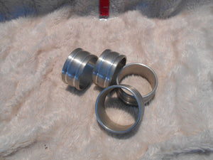 Vintage Set of 4 Pewter Napkin Rings (638)