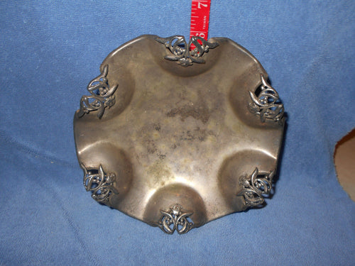 Vintage Lambidis Silverplatte Ornate Bowl (648)