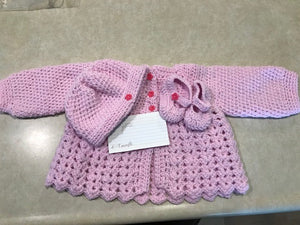 Handmade Infant 6-9 Month Sweater 3 PC Sets