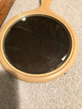 Vintage Beige Hand Mirror (500)