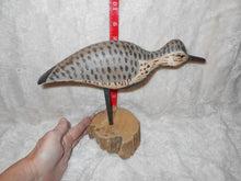 Vintage Hand-Carved & Painted Sand Piper on Base E. H. #110