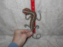 Vintage  Wire & Beaded Lizard Figure #118