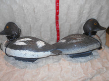 Vintage Pair of Italian Goldeneye Decoys With Weights #62