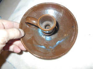 Vintage Pottery Finger-held Candle Holder Bolick (66)