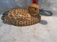 Vintage Hand-Carved/Painted Duck Figure #63