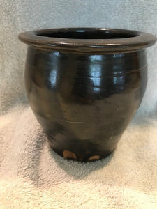 Antique Primitive Pottery Crock  #1150