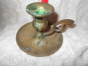 Vintage Brass Finger-held Candleholder (15)