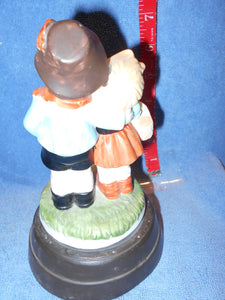 Vintage Jack and Jill Music Box 10"T #87