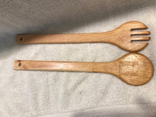 Wooden Spoon & Fork #1006