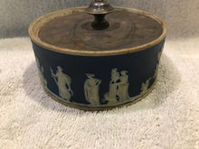 Antique/Vintage Wedgewood & Sterling Silver(?) Trinket Box  #1037