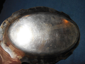 Vintage Silverplate Covered Tray (18 -missing Cover) #617