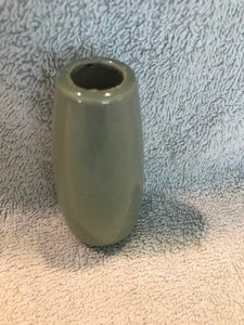 Antique Pottery Light Green Bottle/Bud Vase  #1118