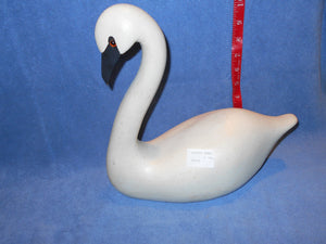 Vintage Hand Carved, Painted Swan (#1)