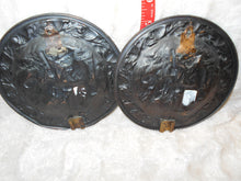 Vintage  Pair of Copper Hunting Hangings (34A)