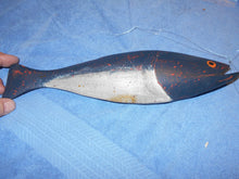 Vintage Hand Carved, Painted Fish Black #120