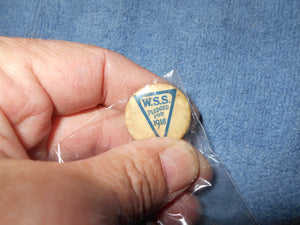 Vintage W.S.S. Pledge For 1918 Pin (523)