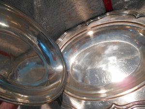 Vintage (49) Silver/Silverplate, Covered Serving Dish (Stamped)