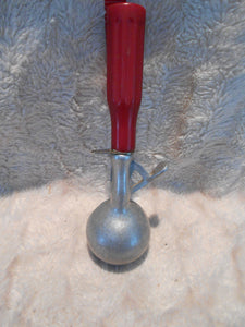 Vintage Pewter and Bakelite Ice Cream Scoop (630)