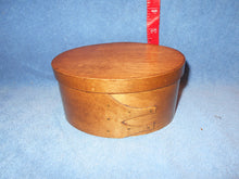 Antique  Set of 4 Wooden, Oval Lidded Boxes (804)