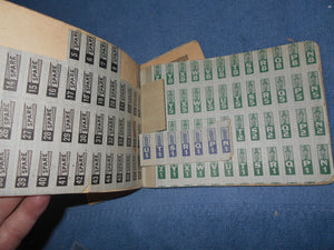 Set of 2 War Ration Books (10f)