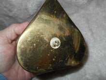 Copper or Brass Heart-shaped Trinket Box (814)