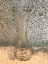 Vintage Clear Glass Vase  #1125