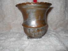 Antique Bronze or Brass Vase 4 3/4" H (44a)