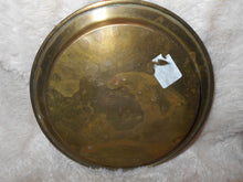 Vintage Heavy Brass Circular Tray 5" (600)