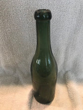 Antique Dark Green Beverage Bottle  #836