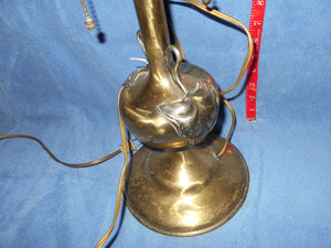 Antique/Vintage 20th Century Brass 2-bulb Lamp (#14)