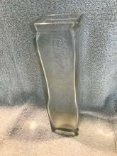 Vintage Clear Lead Glass Vase  #1154